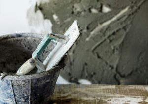 Plaster cement wall indoor construction